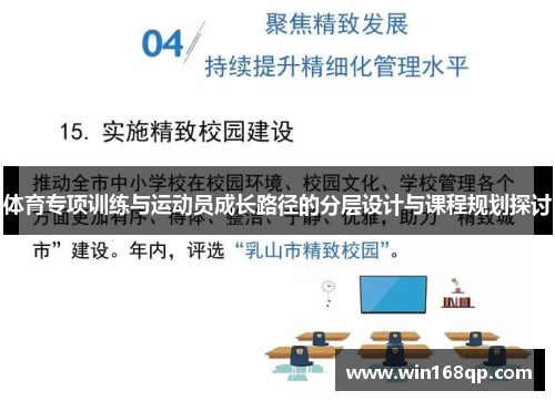 体育专项训练与运动员成长路径的分层设计与课程规划探讨